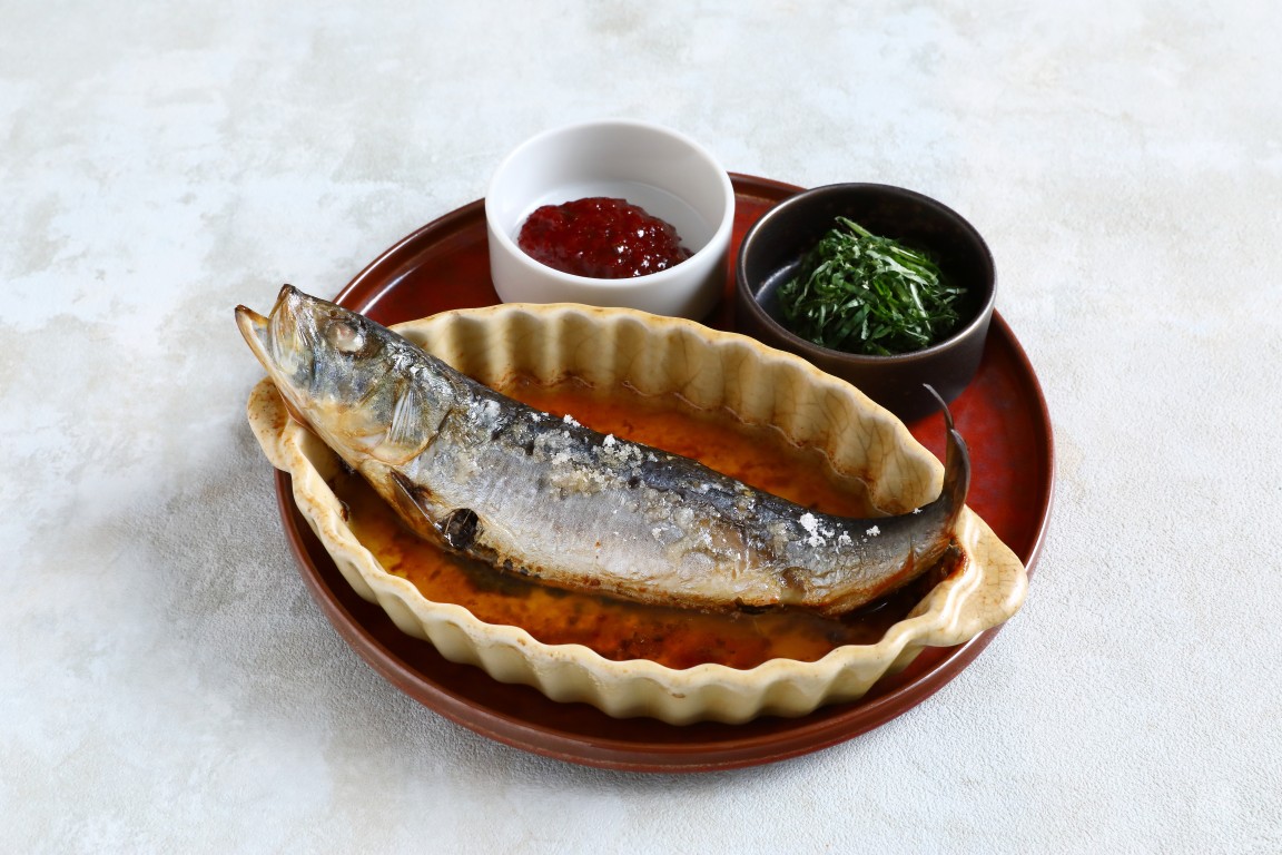 いわしガーリックオイル焼き